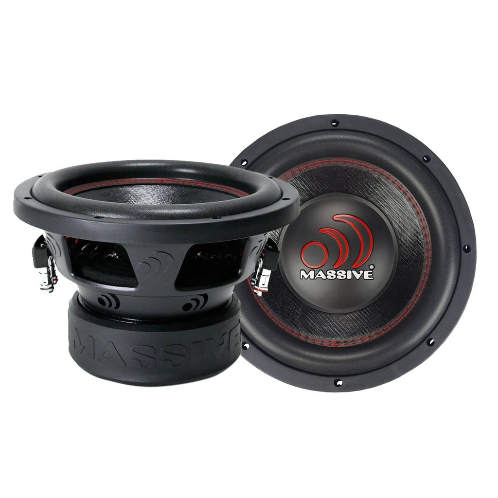 Dual 15 inch Car Subwoofer 4 ohm 1400W 700 rms G9690