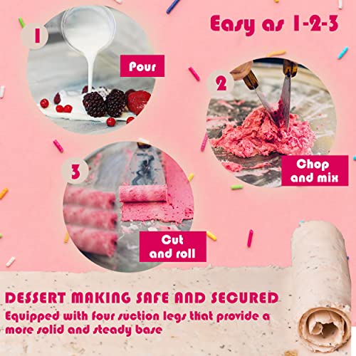 0.5-Quart Stainless Steel Rolled Ice Cream Maker with Compressor F420