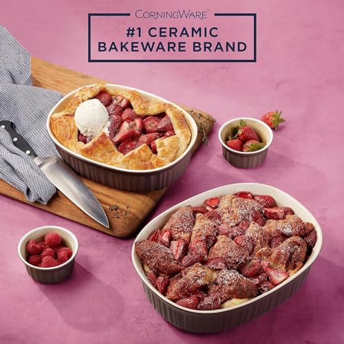 10-Piece Ceramic Bakeware Set with Lids C6512