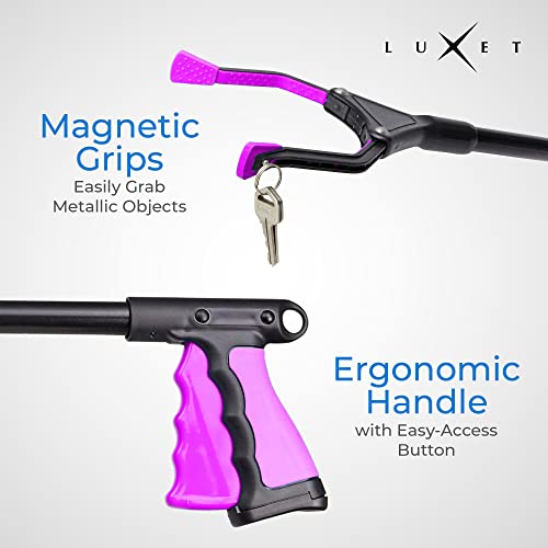 32" Steel Foldable Pick Up Stick with Magnetic Tip V26437