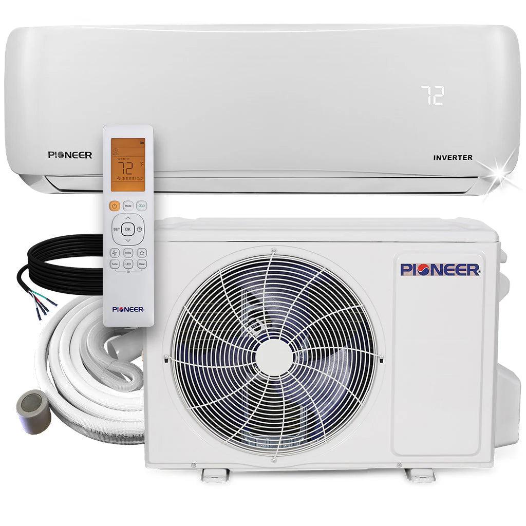 12,000 BTU 20 SEER 115V Ductless Mini-Split Inverter Air Conditioner Heat Pump System V704