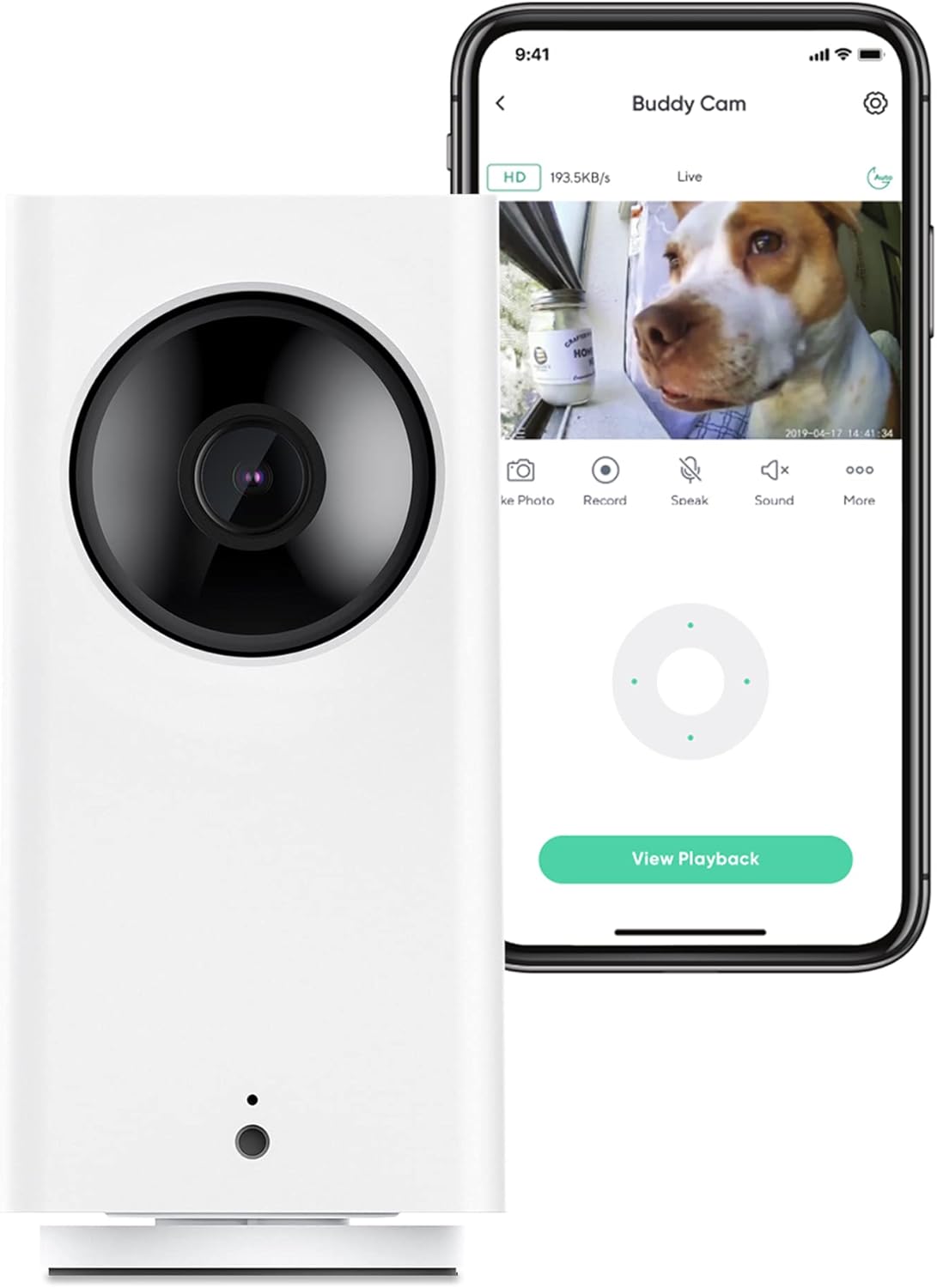 1080p Pan/Tilt/Zoom Indoor Camera with Color Night Vision R760465