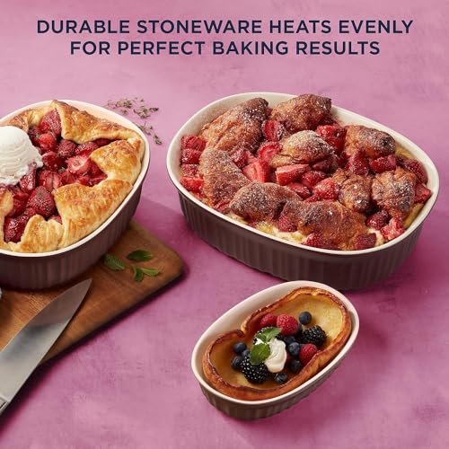 10-Piece Ceramic Bakeware Set with Lids C6512