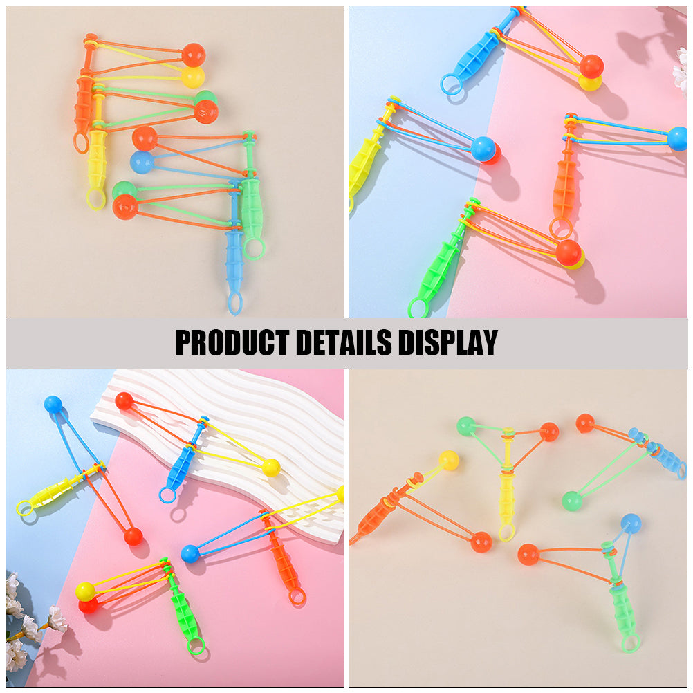 30 Pcs Plastic Hand Cranked Bumper Ball Toy F728