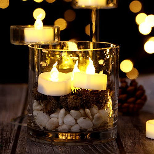 100 Battery Operated LED Warm White Tea Light Candle D964412