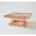 Copper Single-Flue Chimney Cap 3/4x22 Mesh V7488