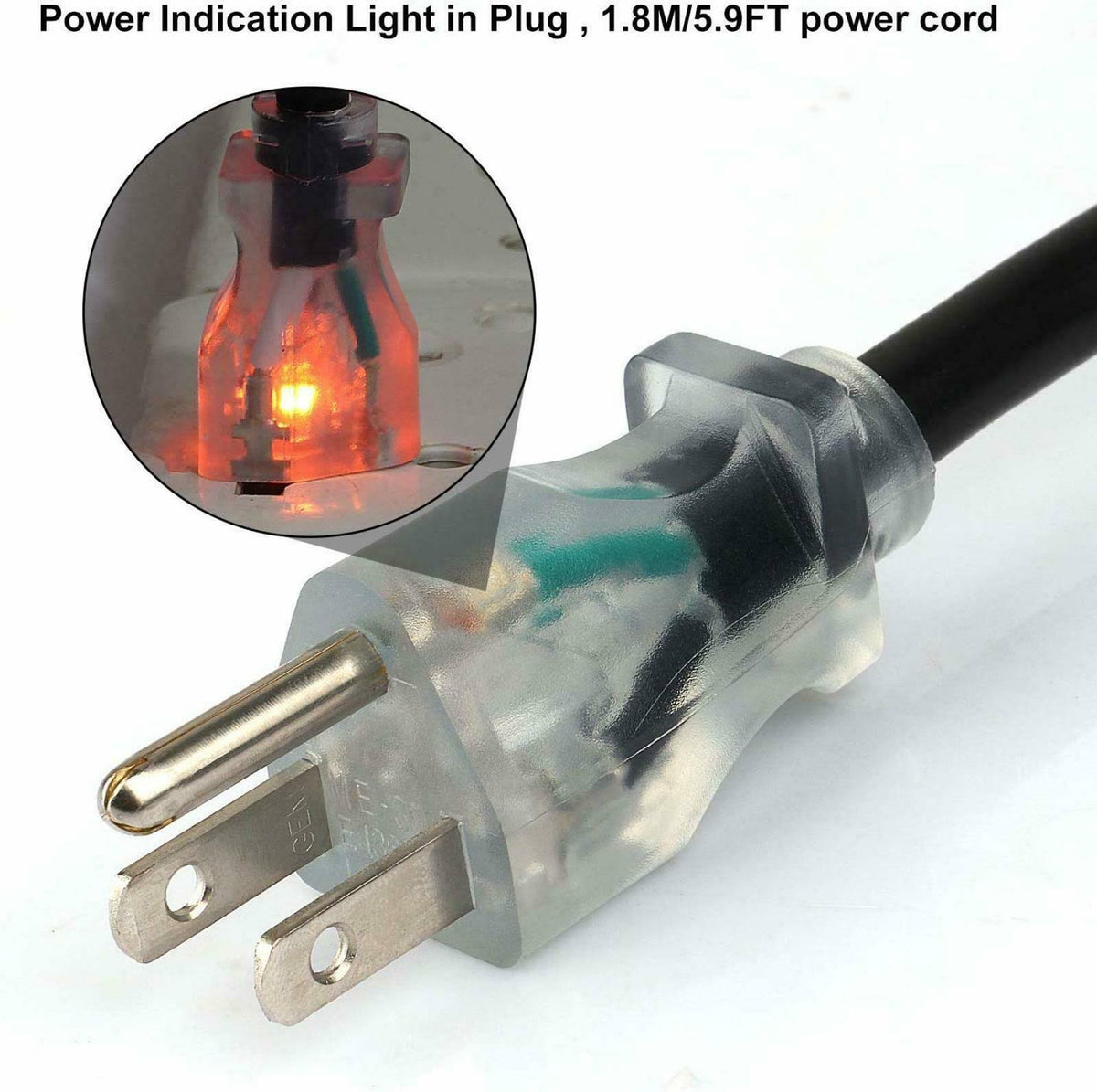 1000W Electric Immersion Heater with 304 Stainless-Steel Guard H155752