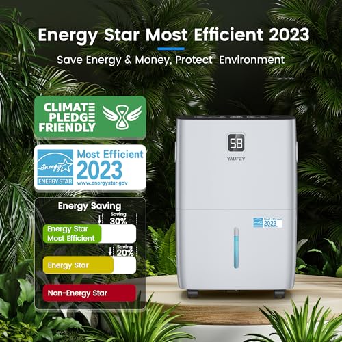 0.48 Gallon Dehumidifier with Auto or Manual Drainage V42480