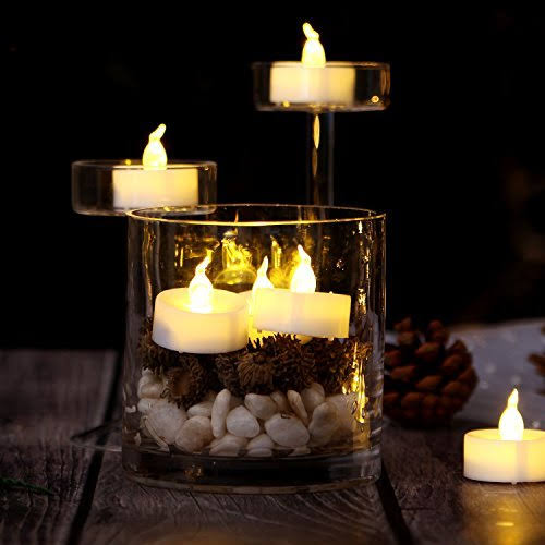 100 Battery Operated LED Warm White Tea Light Candle D964412