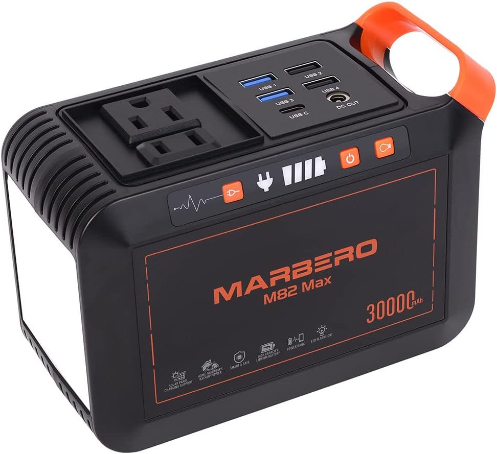 111Wh Portable Power Station 30000mAh Solar Generator N13050