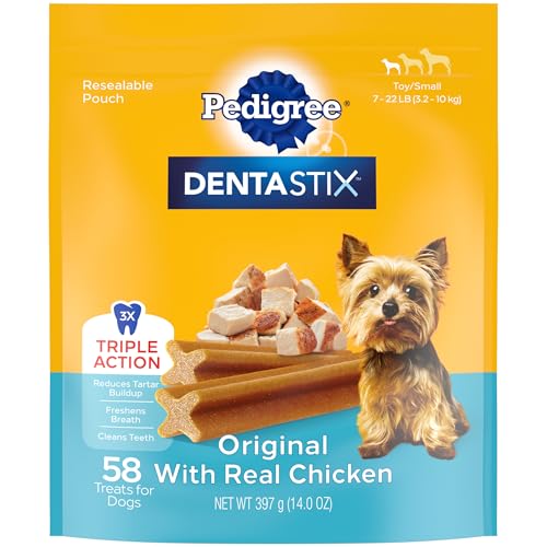 Toy/Small Dog Dental Treats Original Flavor Dental Bones, 1.68 lb. Value Pack (108 Treats) I291