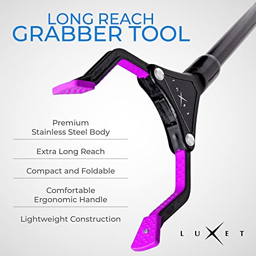 32" Steel Foldable Pick Up Stick with Magnetic Tip V26437