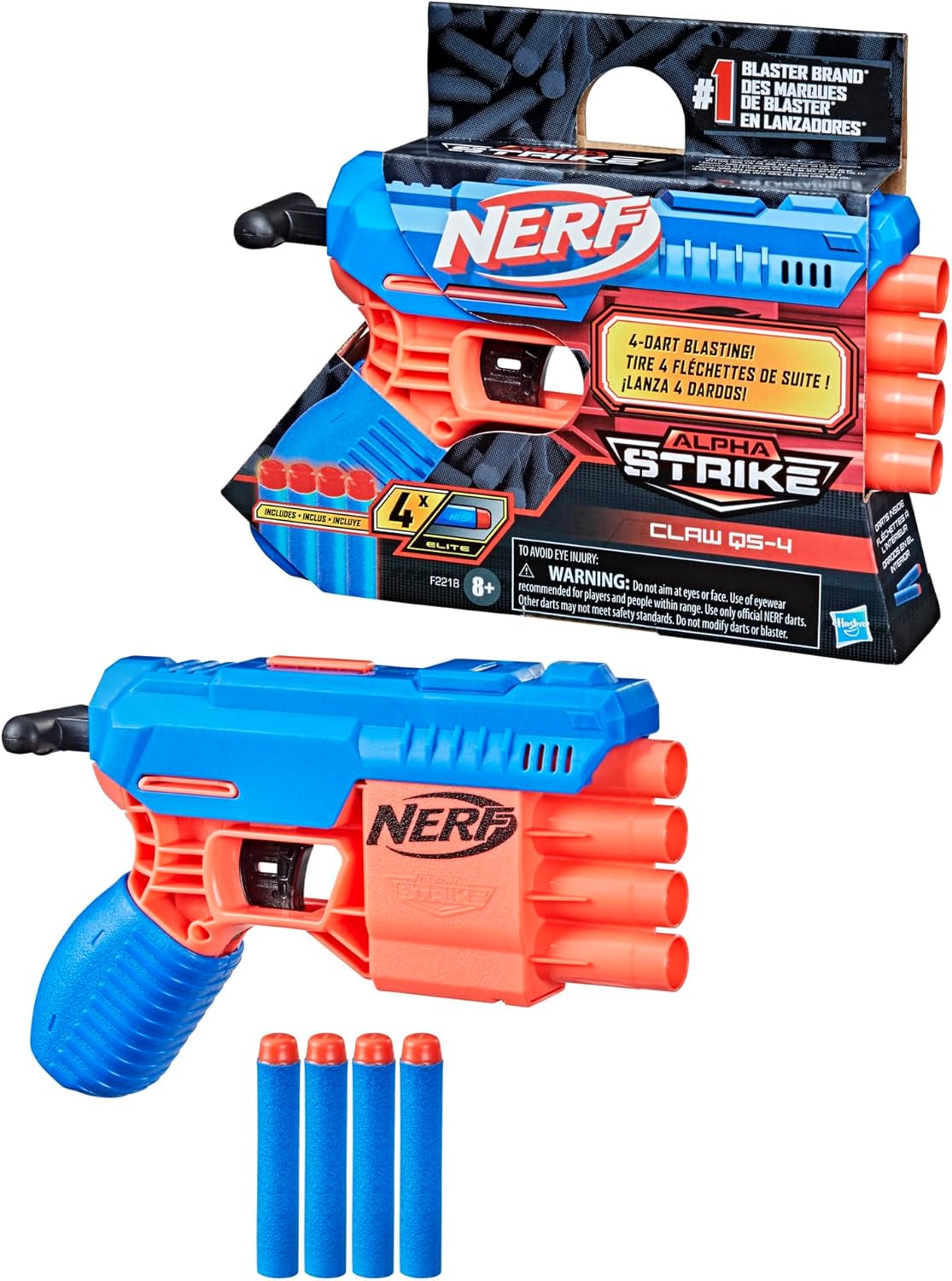 4 Official Elite Foam Darts Blaster M315