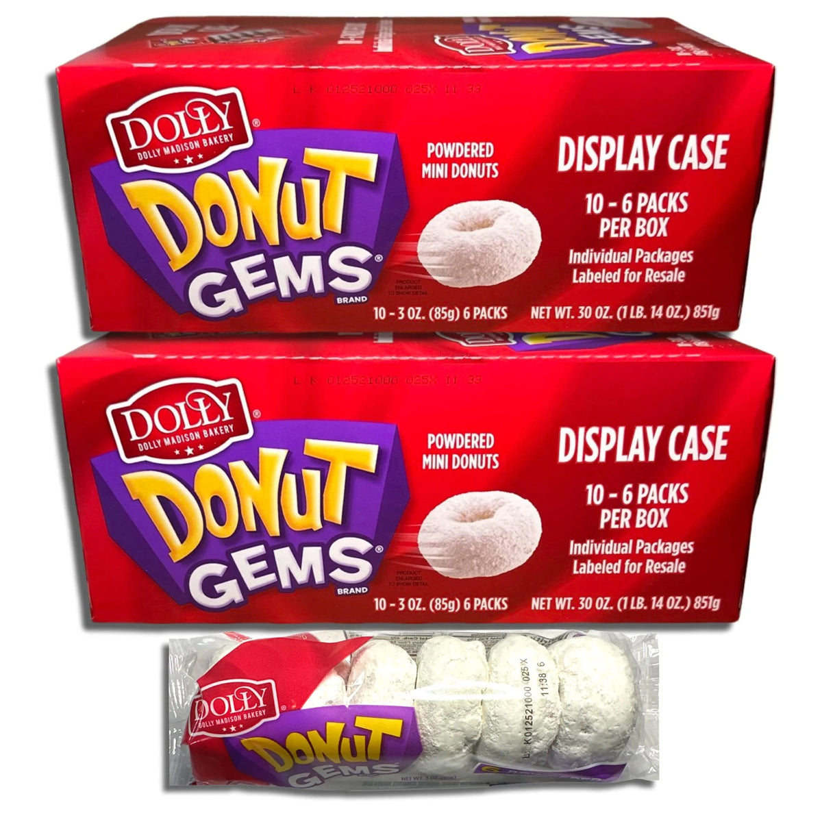 12 Packs (72 Donuts) Mini Donuts Variety Pack I56224
