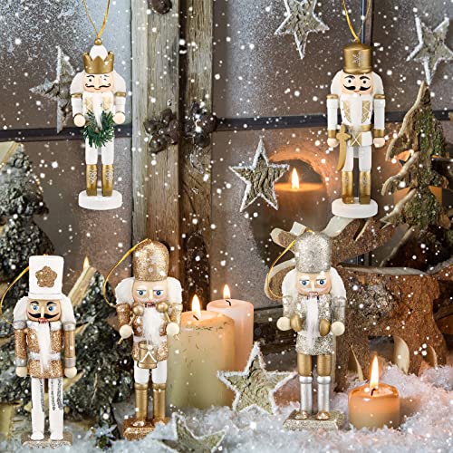 10 Pcs Wooden Nutcracker Ornaments D6360