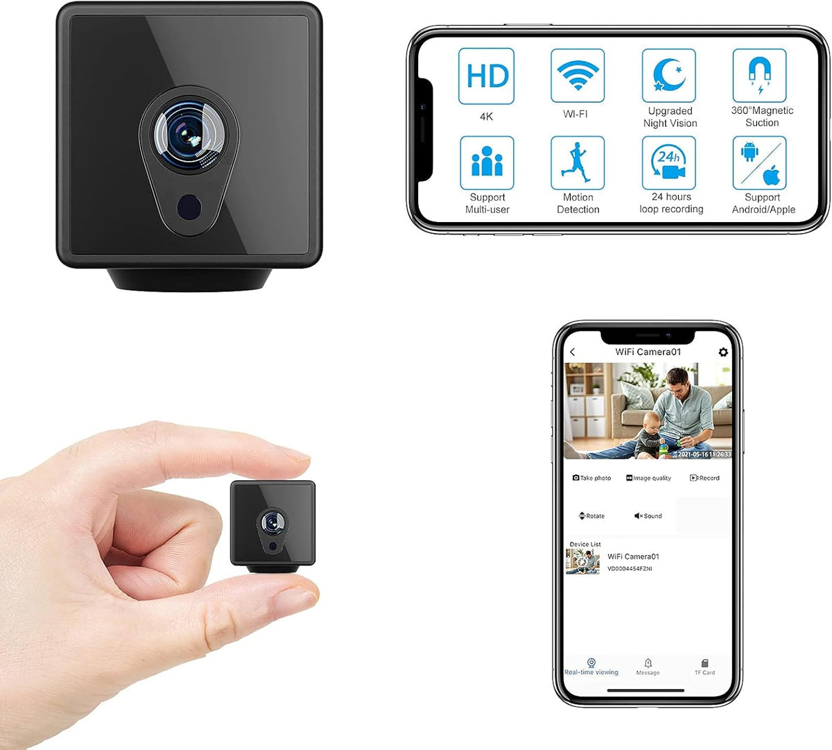 1080P Wireless Security Camera Pack of 2 E24855