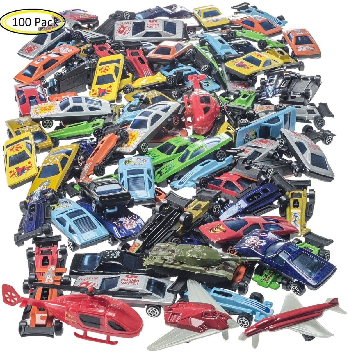100 PC Die Cast Toy Cars L947
