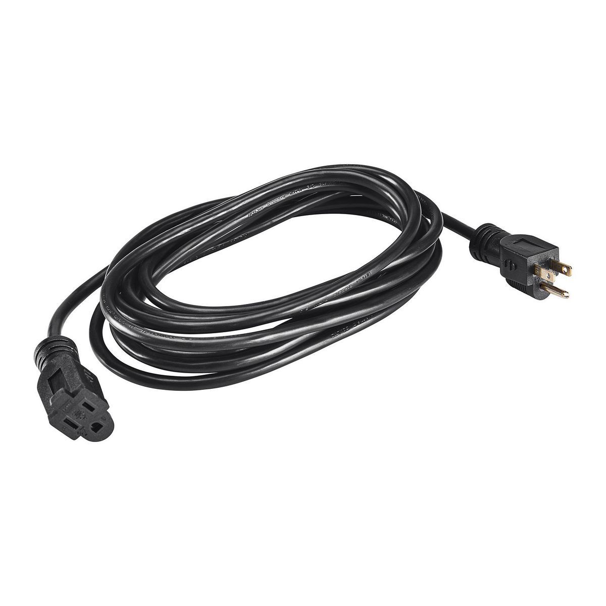 15 ft. 16/3 Gauge Indoor/Outdoor Extension Cord, Black S482486