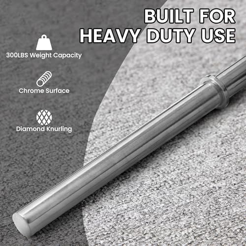 1 Inch Barbell Bar 300 Pound Capacity Y27228