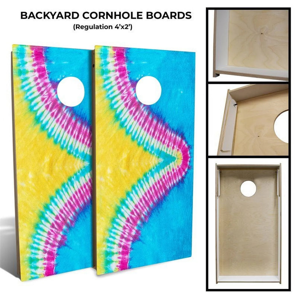 Multi-Color Cornhole Board Set (8 Bags) Y86859