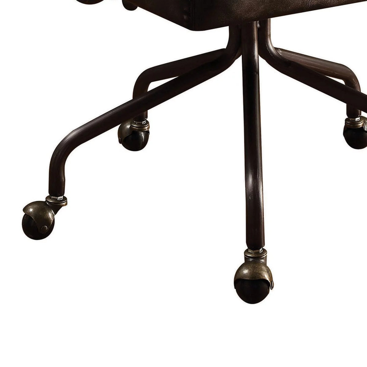 Black Metal & Leather Executive Office Chair C629764