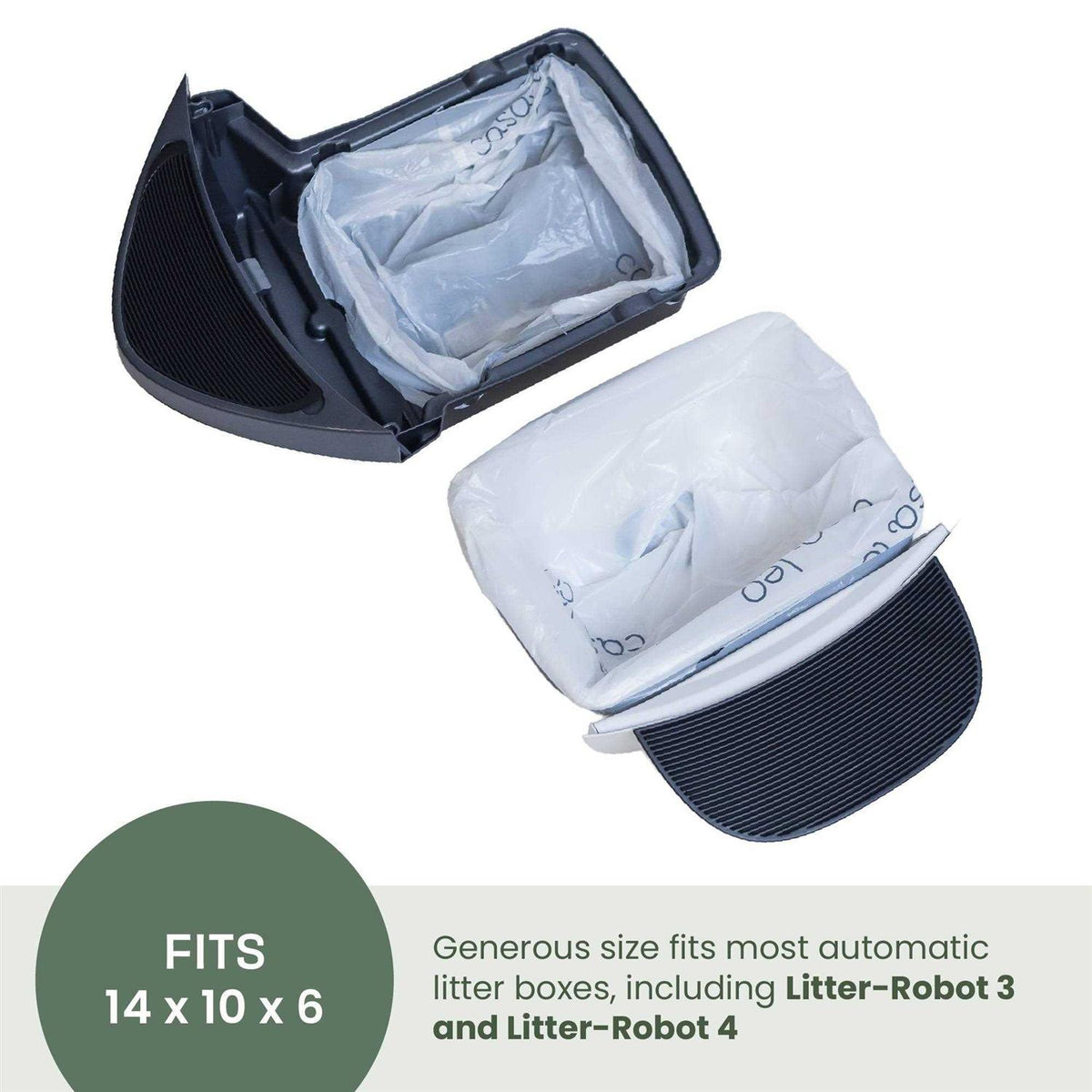 Self-Cleaning Drawstring Waste Drawer Box Liners W3158